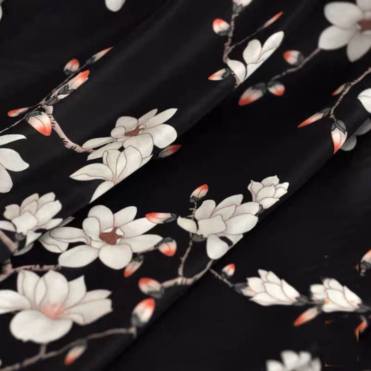Customize Custom Printed Silk Fabric