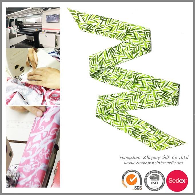 Twilly Scarf Green Design