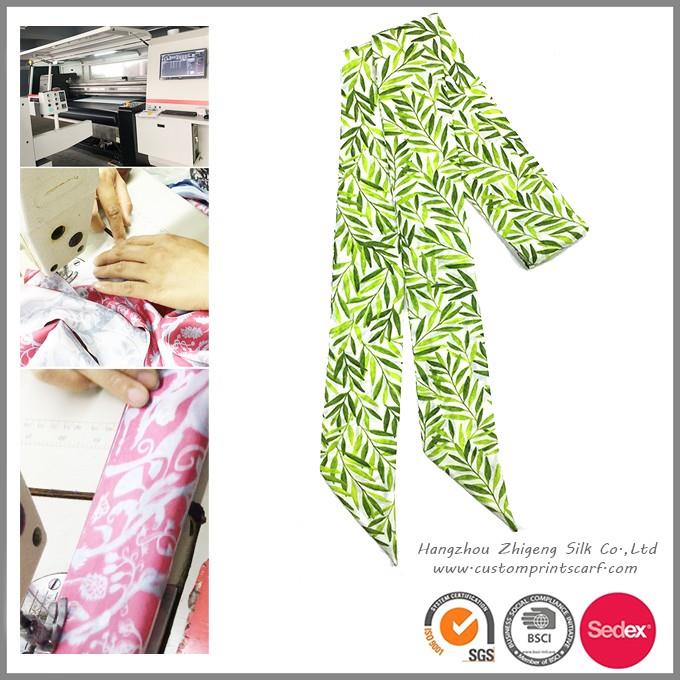China Custom Lady Silk Scarf Manufacturer