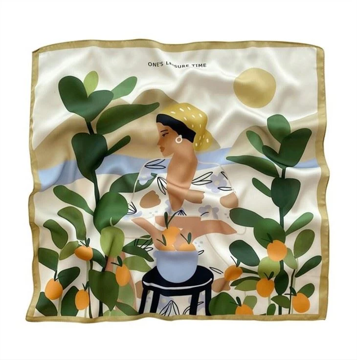 Customize Lady Silk Scarf