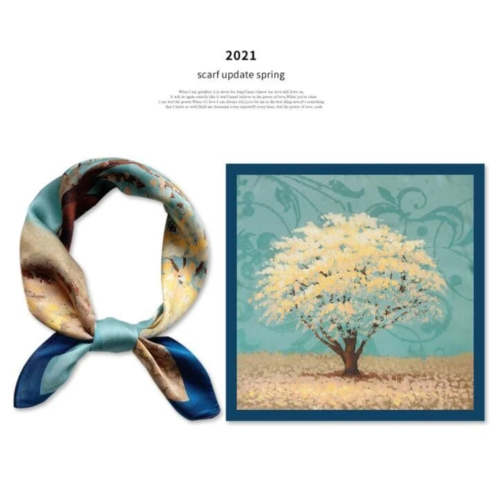 Custom Lady Silk Scarf Manufacturer
